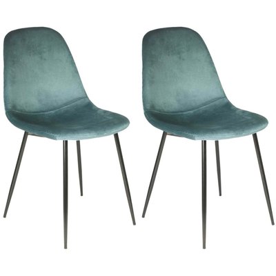 Chaise en velours côtelé Giulia (Lot de 2) CMP