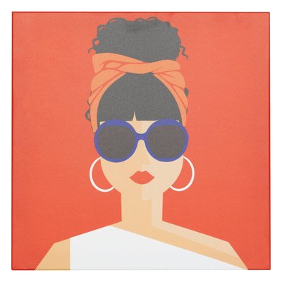 Toile imprimée "Natty" 28x28cm ATMOSPHERA