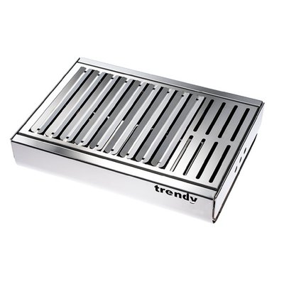 Barbecue charbon de bois portable en Acier Inoxydable TRENDY DON HIERRO