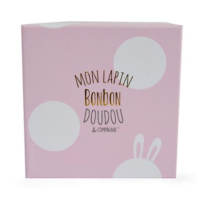 Peluche Lapin Bonbon 16 cm DOUDOU ET COMPAGNIE
