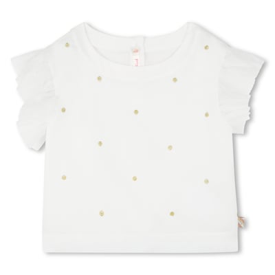 Blusa con tulle e paillettes BILLIEBLUSH