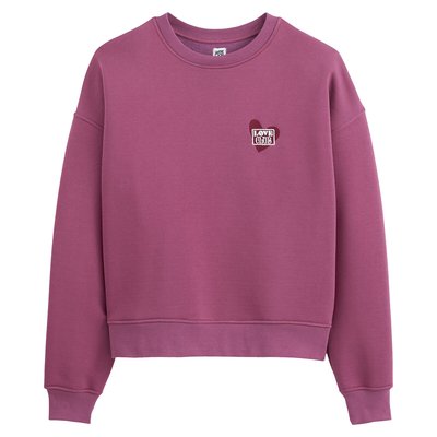 Свитшот с круглым вырезом и вышивкой LA REDOUTE COLLECTIONS