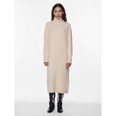 Robe pull maxi, col montant PIECES