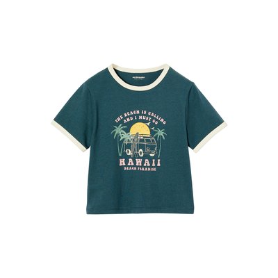T-shirt cropped esprit collège VERTBAUDET