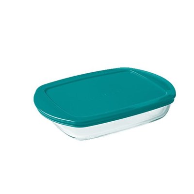Plat rectangulaire en verre avec couvercle 0,3L - Cook & Store PYREX
