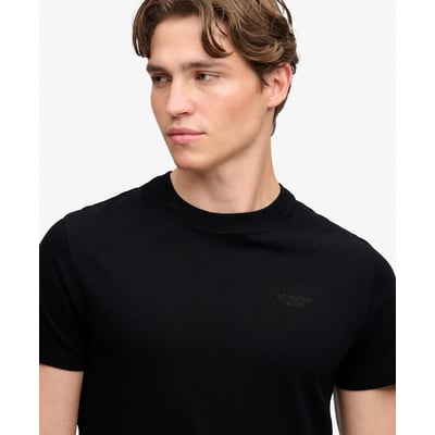 T-shirt Logo Superposé Brodé Essential SUPERDRY