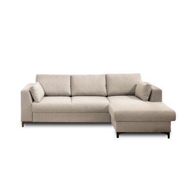 Canapé d'Angle Convertible en Tissu 4 places - TALA LISA DESIGN