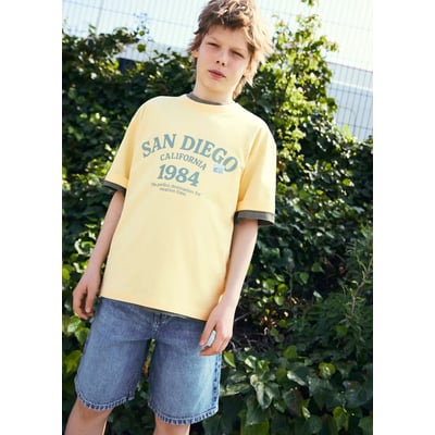 Bermuda en jean baggy MANGO KIDS