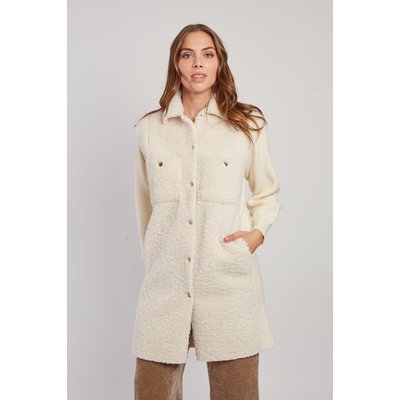 Gilet long  bi-matière DANSEUSE DERHY