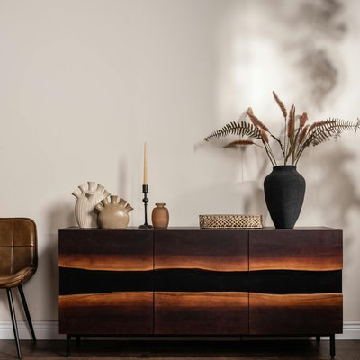 Buffet en bois d'acacia 3 portes BRERA PIER IMPORT