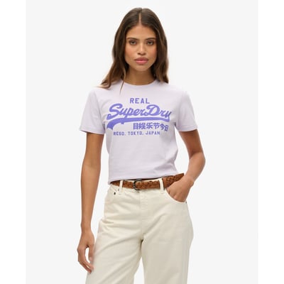 T-shirt ajusté Vintage Logo Neon SUPERDRY