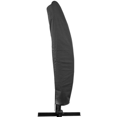 Housse parasol déporté polyester avec tuteur Pour parasol déporté 4x4m PROLOISIRS