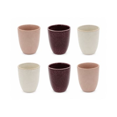 Lot de 6 tasses, TERRA ARTIME