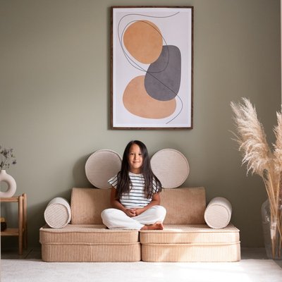 Canapé enfant velours côtelé SEETEE WIGIWAMA