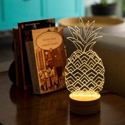 Lampe en verre, ananas 3D, Bulbing STUDIO CHEHA 