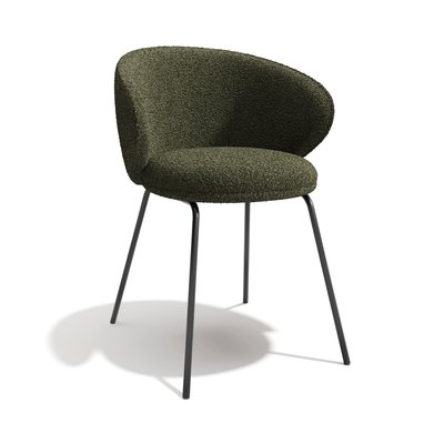 Chaise en tissu bouclette LUNA SIA HOME