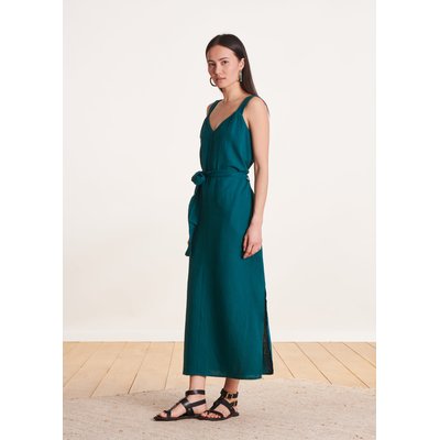Robe longue à bretelles en coton biologique LA FEE MARABOUTEE