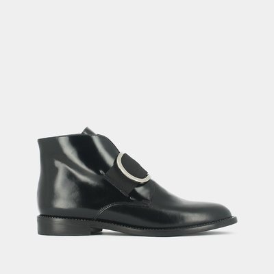 Bottines cuir à boucle Dida JONAK