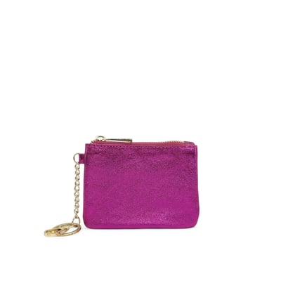 Pochette porte-monnaie porte-clés en cuir irisé POCKET OH MY BAG
