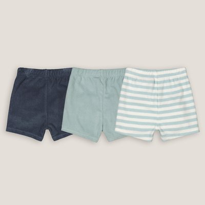 Lot de 3 shorts en éponge LA REDOUTE COLLECTIONS