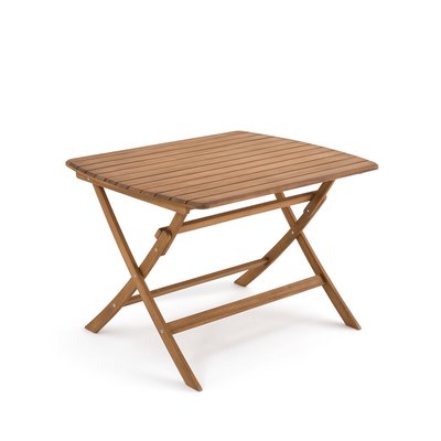 Mesa de jardín plegable de acacia, Palera LA REDOUTE INTERIEURS