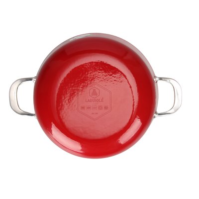 Faitout rouge 24cm - "red airiron" LAGUIOLE