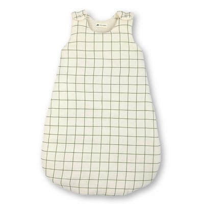 Gigoteuse gaze de coton CARREAU VERT TOG 2 COCOEKO