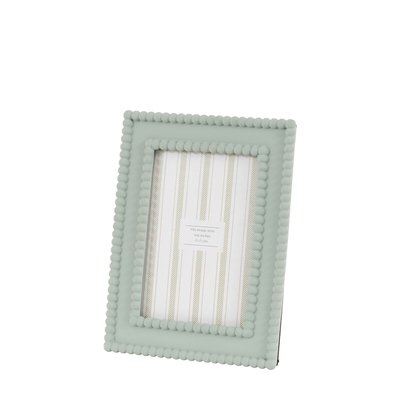 4x6" Calitri Beaded Photoframe in Sage Green ÉDITÉ