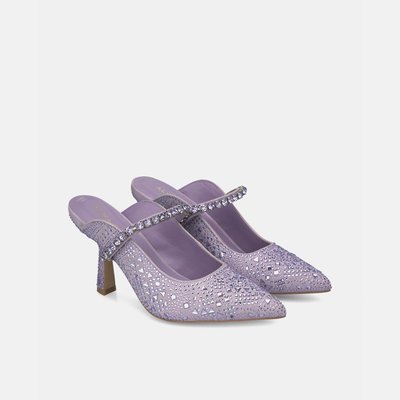 Escarpins en cuir à talon ouvert ALMA EN PENA