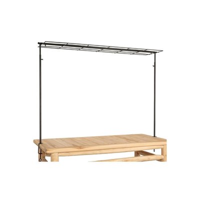 Barre étagère pour décoration de table en métal noir AUBRY GASPARD