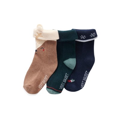 Coffret de Noël 3 paires de chaussettes VERTBAUDET