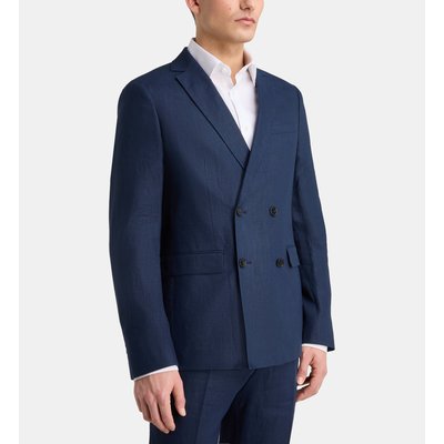 Veste De Costume Cintrée Et Croisée Tropez Lin COMPTOIR GL