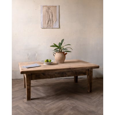 Table basse en bois massif Léonie N°1111 - Bon état DEBONGOUT