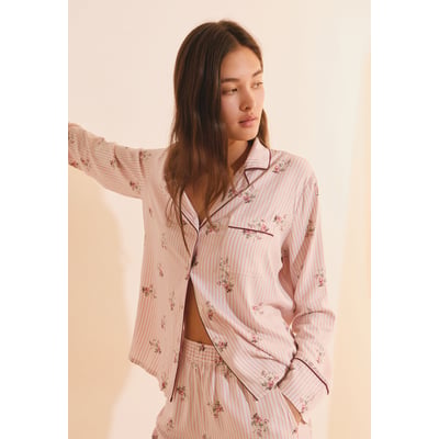 Chemise de pyjama à motif fleuri CERESIA ETAM