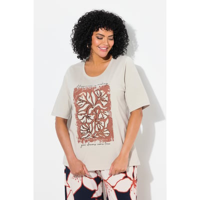 T-shirt à col rond et manches courtes. ULLA POPKEN