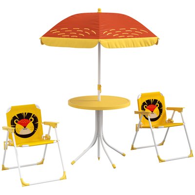 Ensemble de table et chaises de jardin pour OUTSUNNY