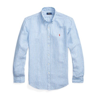 Striped Linen Shirt in Regular Fit POLO RALPH LAUREN
