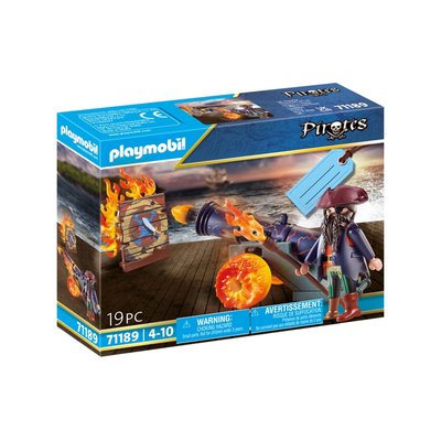 Pirates Pirate et canon de feu PLAYMOBIL