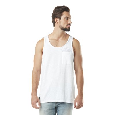 Débardeur homme en slub avec poche et print en coton Chill VON DUTCH