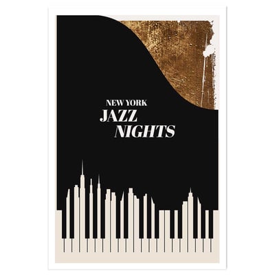 Poster new york jazz night HEXOA