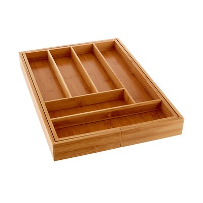 Expandable Cutlery Tray in Bamboo SO'HOME