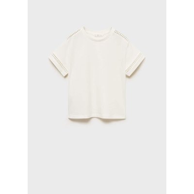 T-shirt détails ajourés MANGO KIDS