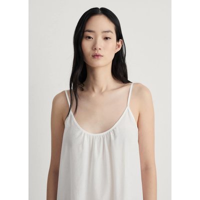 Chemise de nuit coton à bretelles MANGO