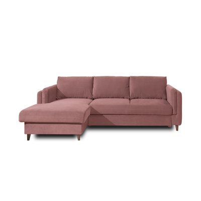 Canapé d'Angle Convertible en Velours 4 places - BROOKE LISA DESIGN