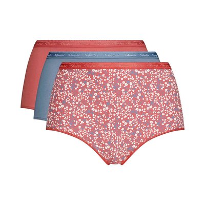 Lot de 2 + 1 gratuite culottes maxi en coton bio PLAYTEX