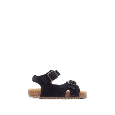 Босоножки кожаные с пряжками, размеры 19-25 LA REDOUTE COLLECTIONS