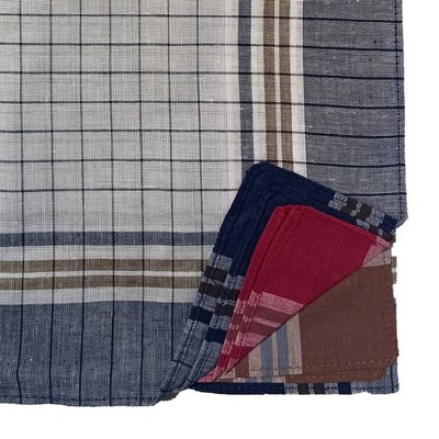 Lot de 6 mouchoirs homme Joseph   100% coton DECORATIE