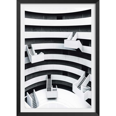 Affiche un escalier à paris HEXOA