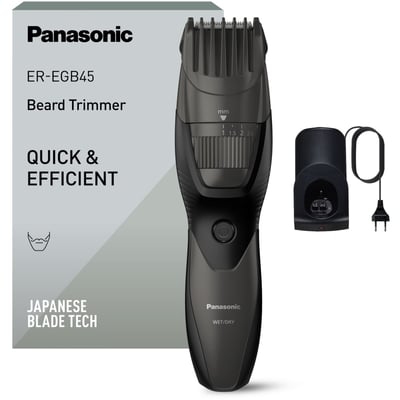 Tondeuse barbe ER-EGB45S503, molette réglable, 20 hauteurs de coupe, précision 0,5 mm, autonomie 60 mn PANASONIC
