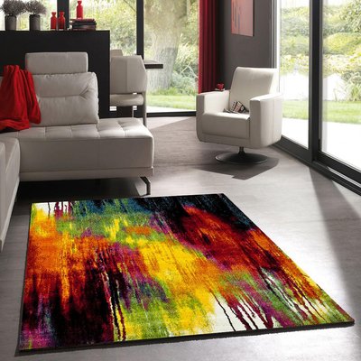 Tapis salon et chambre tissé motif géométrique BELO 1 UN AMOUR DE TAPIS